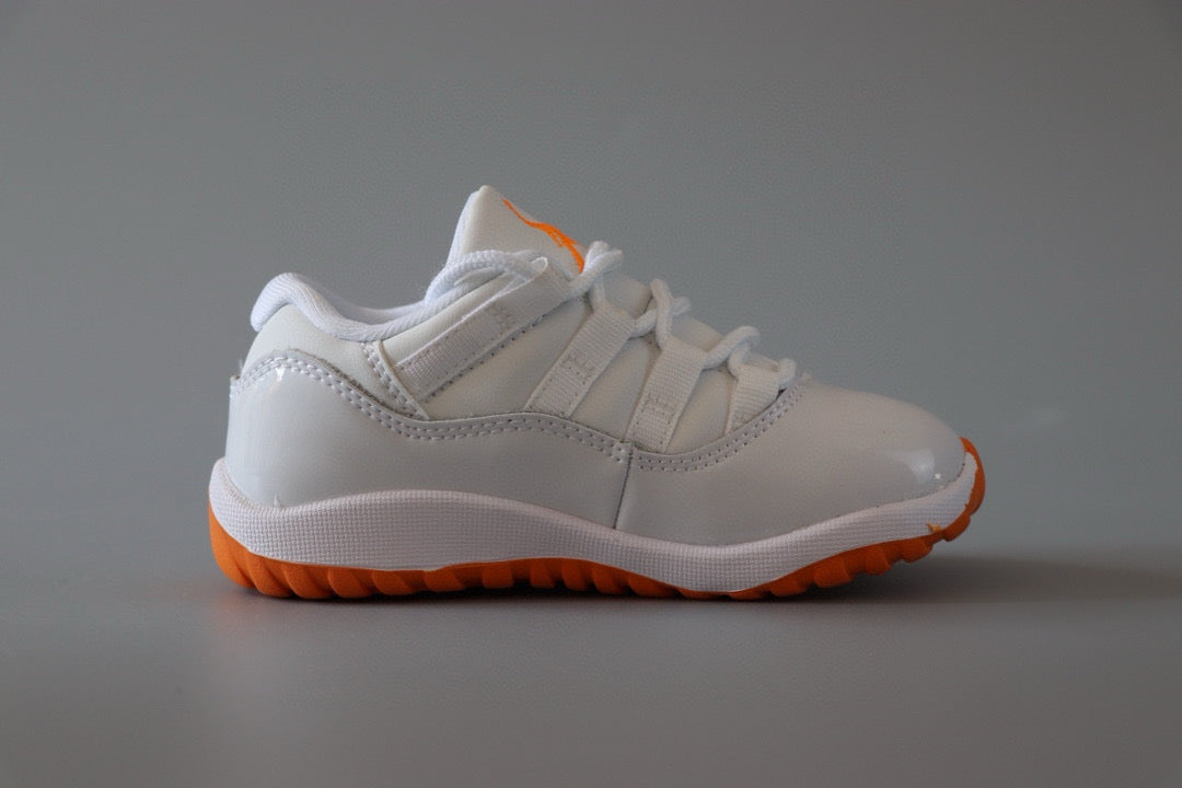 Joe 11 low-top children's shoes" white, orange"
