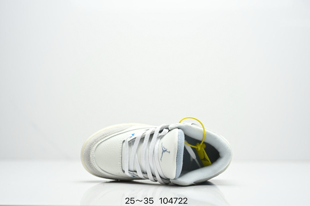 Joe 3" white, gray, blue"