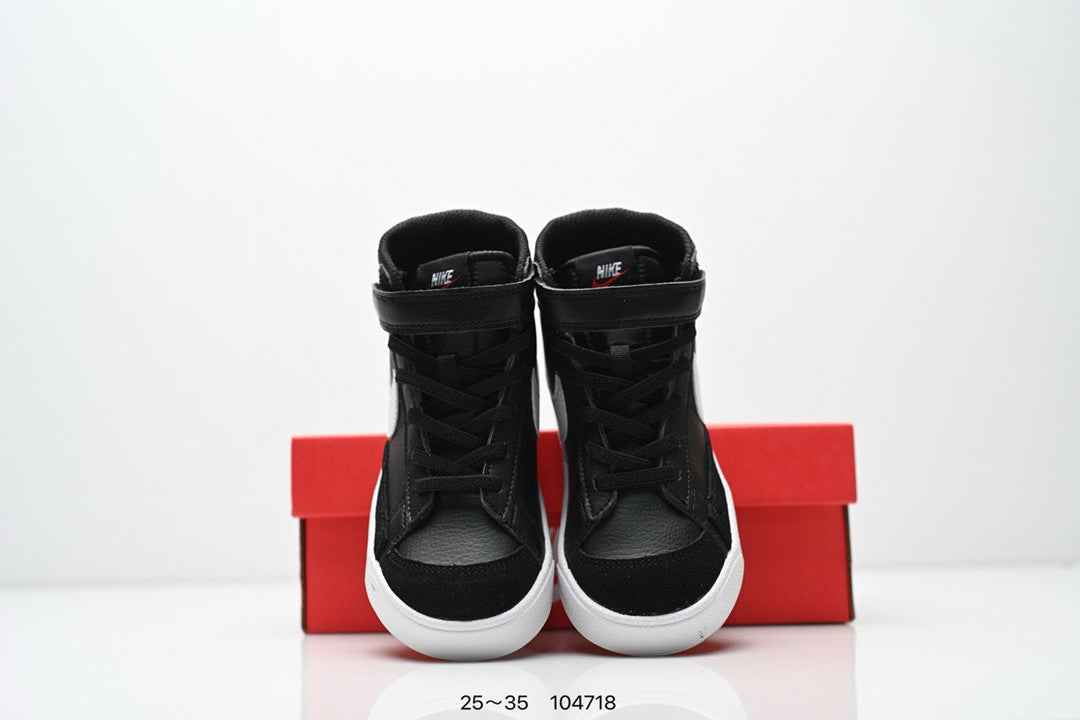 Nike Trail Blazers High-Top Velcro Kids Shoes