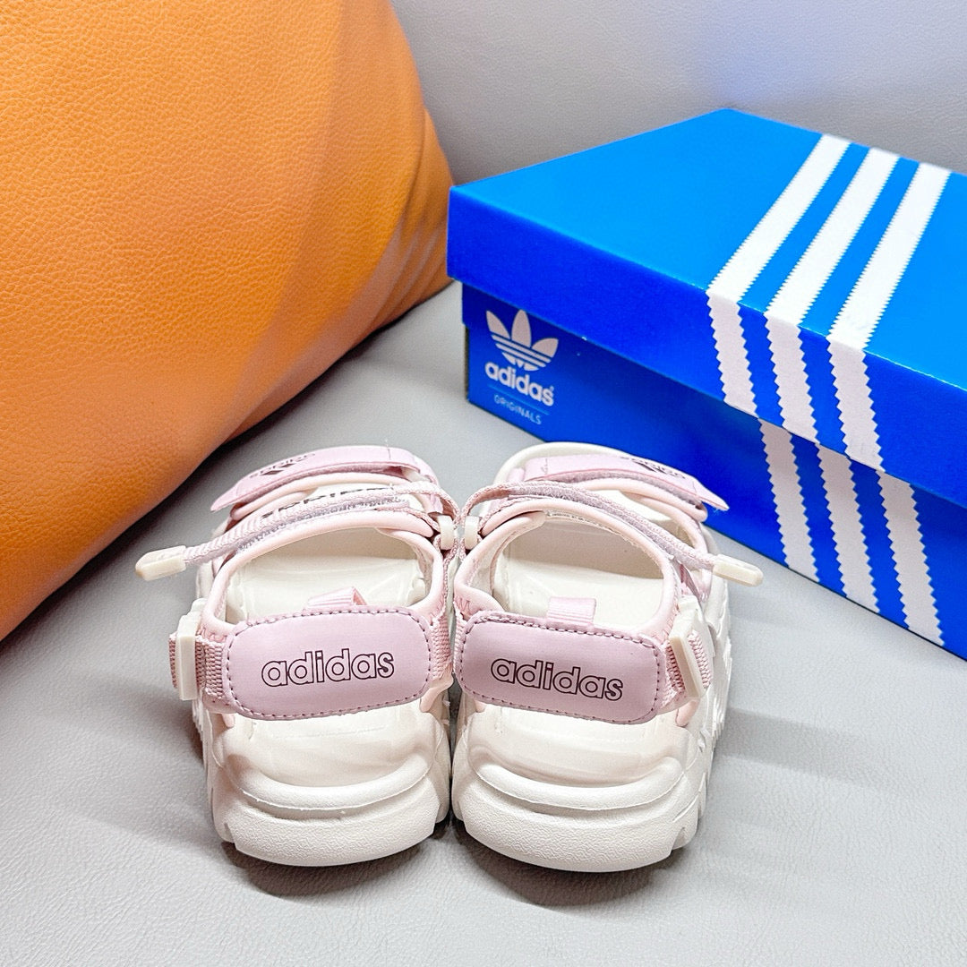Adidas outdoor closed toe children's sandals" light pink"