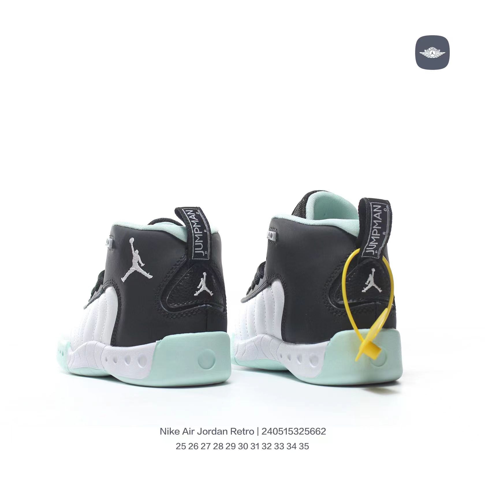 Jordan Retro-combat basketball shoes " black, white"