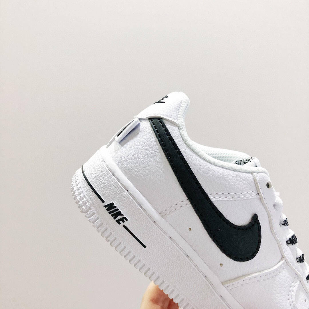 Air Force low-top lace-up sneakers" white"