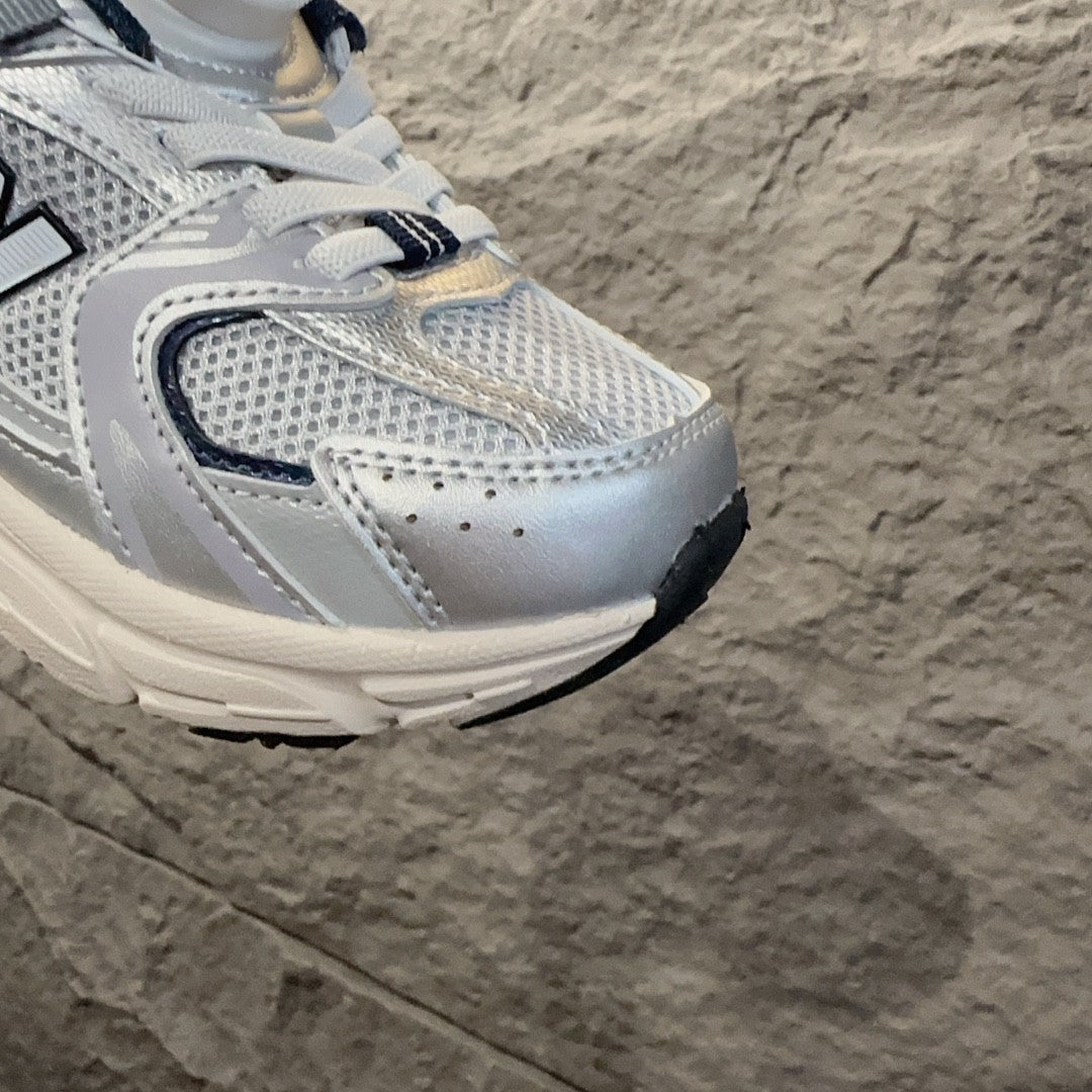 NB530 rotating button children's " silver"