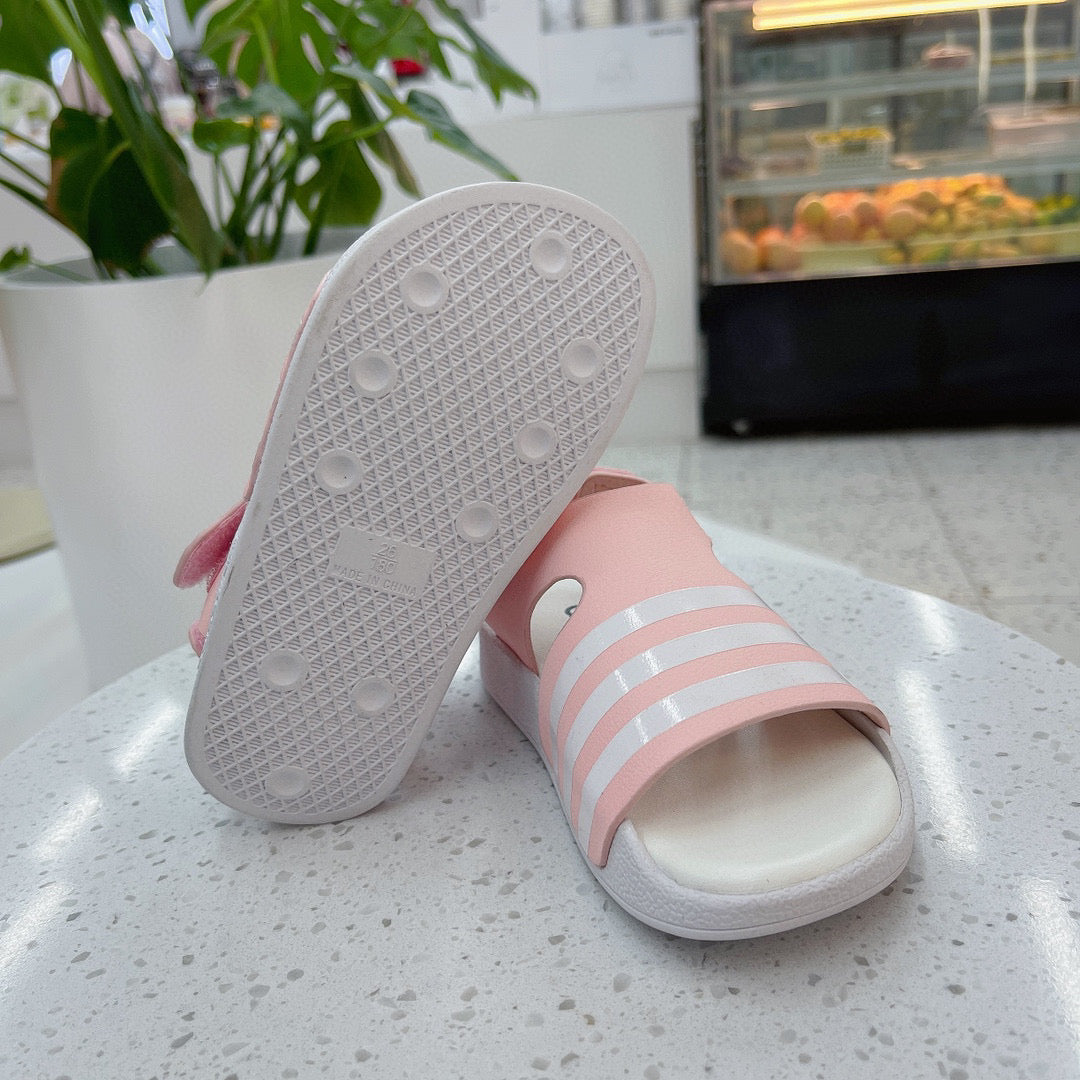 Adidas clover new sandals" pink"