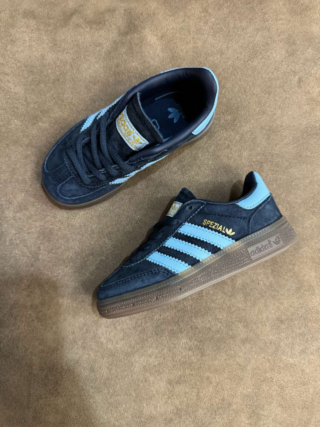 Adidas training 3 generation pig leather children's shoes" dark blue"