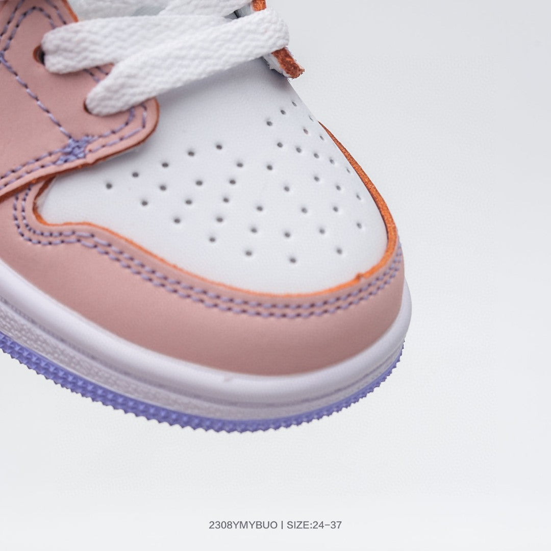 Joe 1 low-top children's shoes" light pink, light purple"