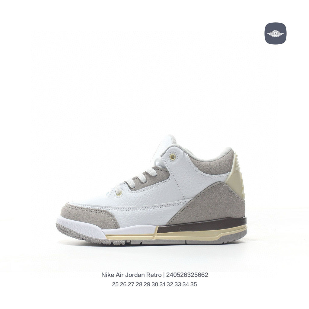 Joe 3" white, gray"