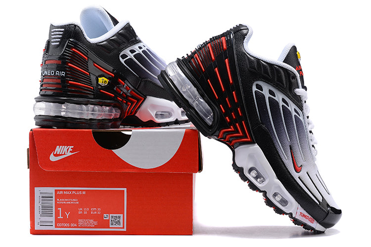 TN air cushion nike air max plus lll" black, red, gray"