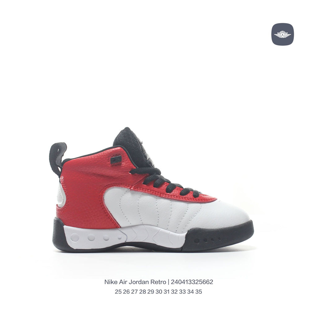 Jordan Retro-combat basketball shoes " red, white"