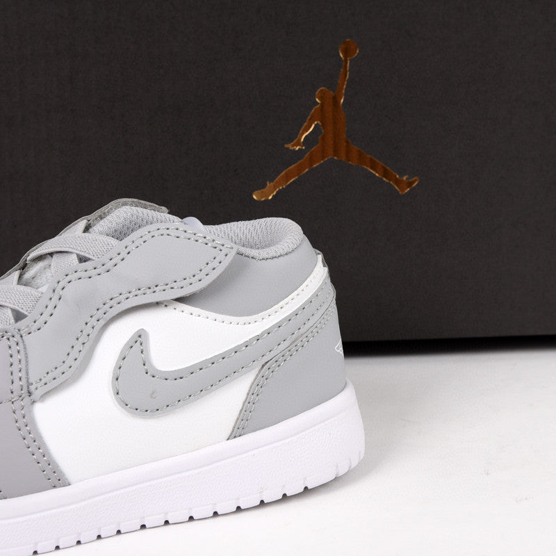 Jordan low top elastic band" white, gray"