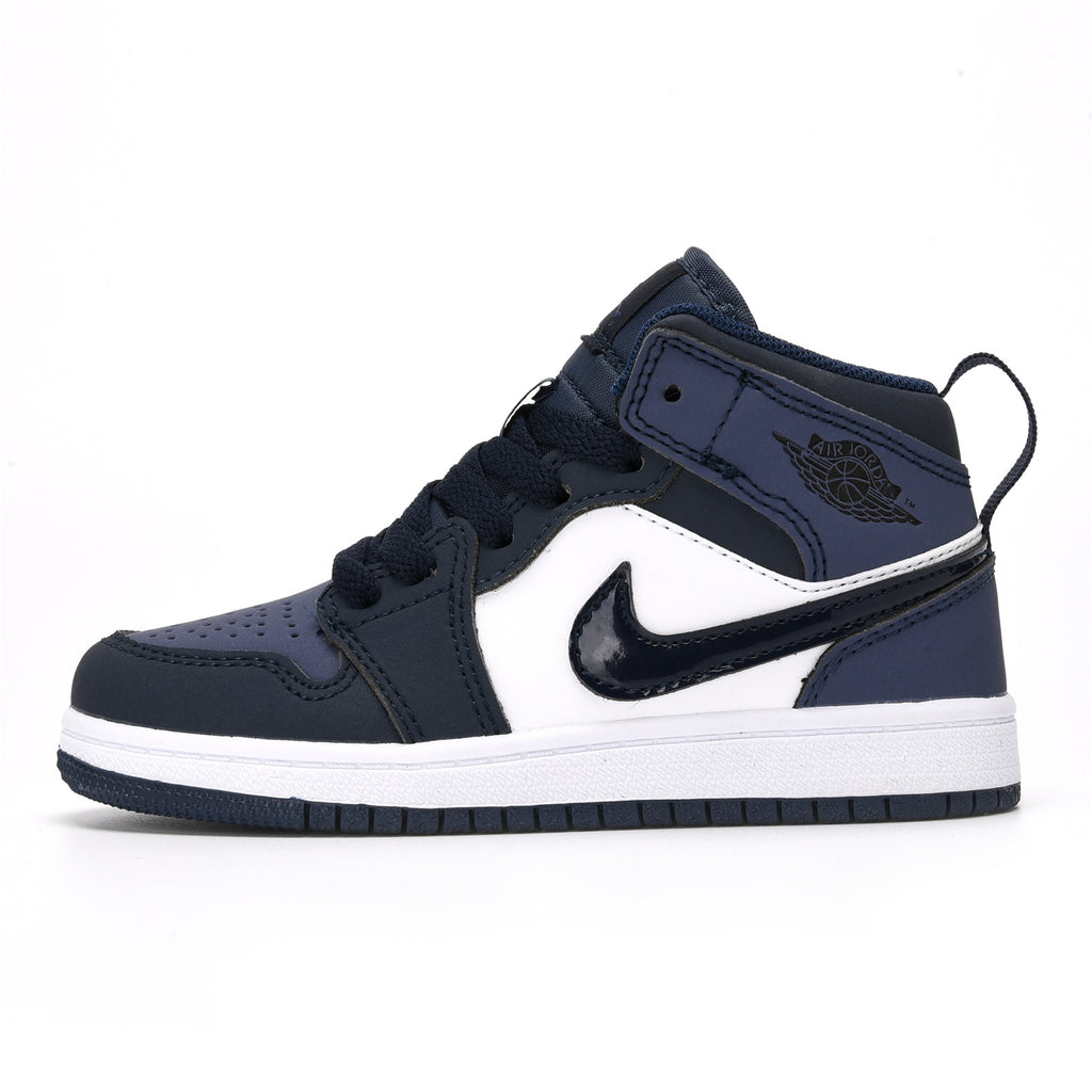 AJ-112" white, navy"