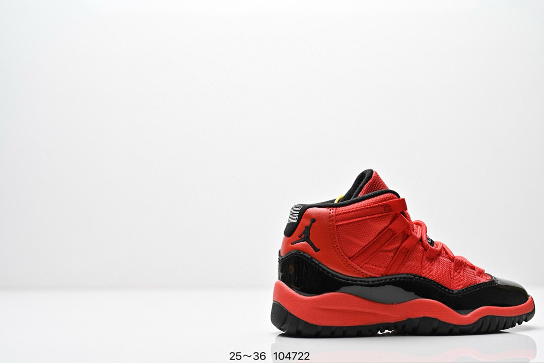Joe 11 high-top high-quality children's shoes" basketball" red"