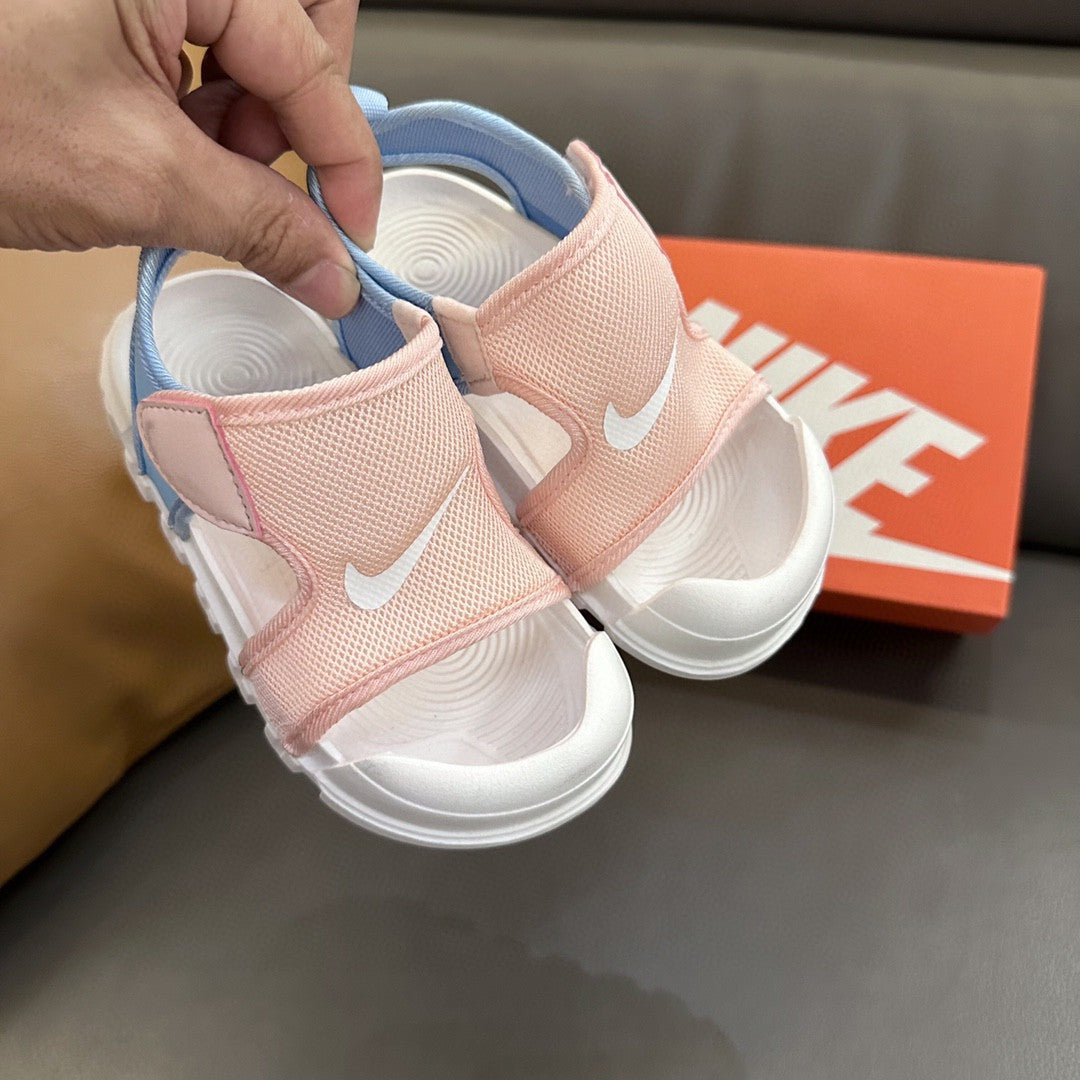 NK cute little closed toe mesh sandals" light pink"
