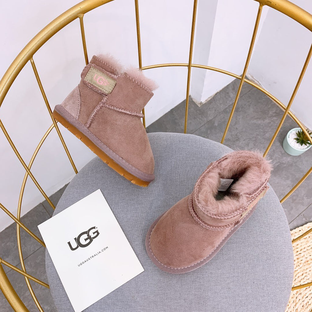 UGG Velcro Baby Shoes" light pink"