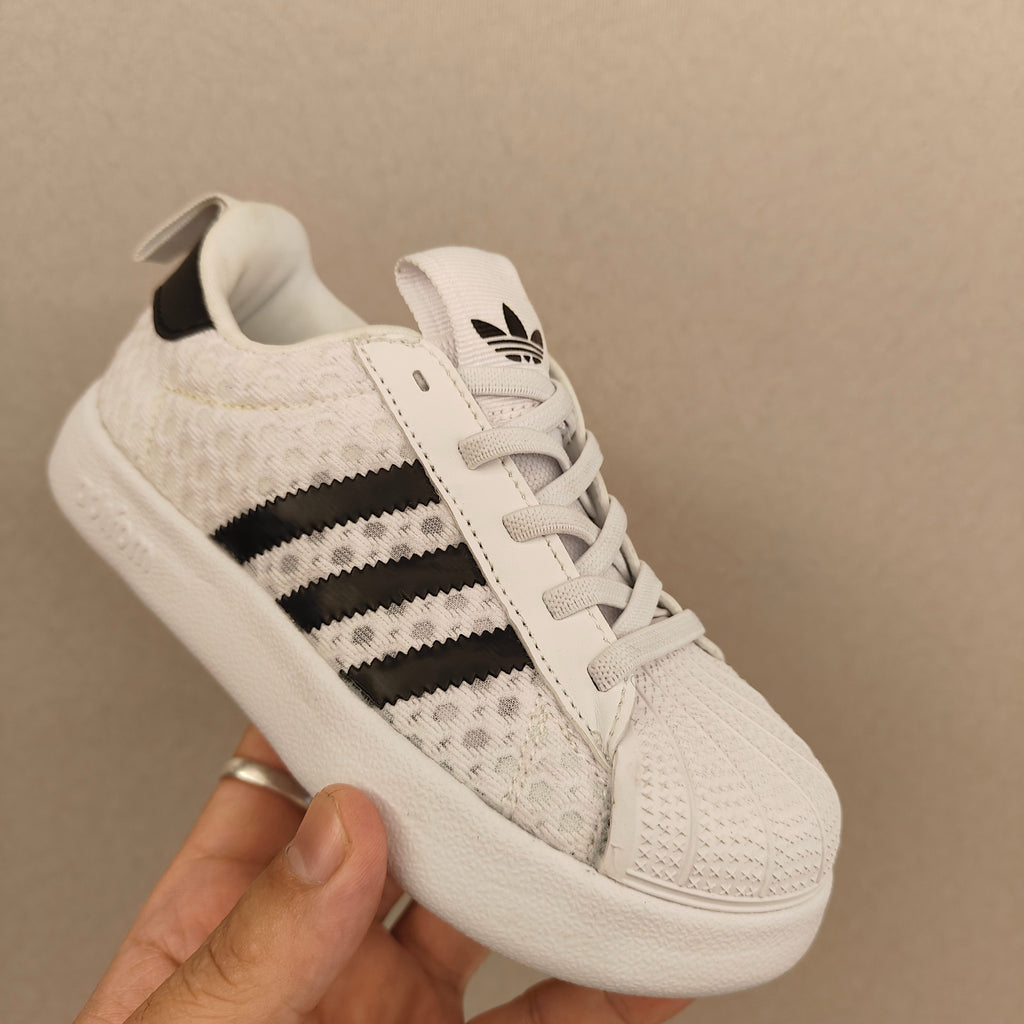 shell toe second generation" white"