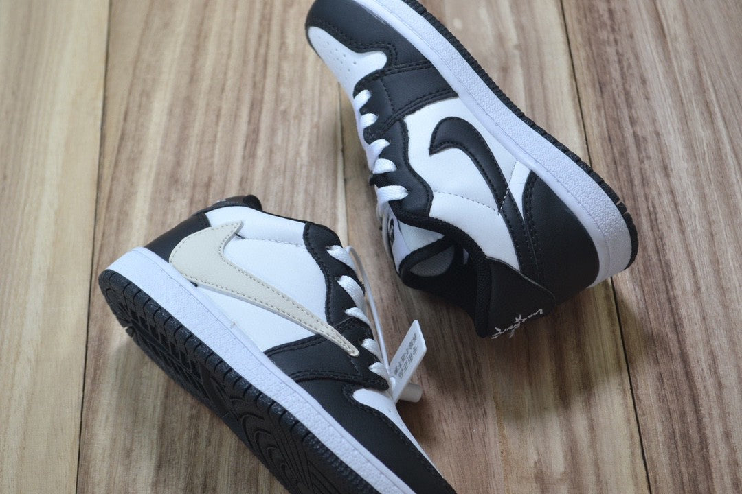 Qiaoyi low-top shoelaces" white, black"