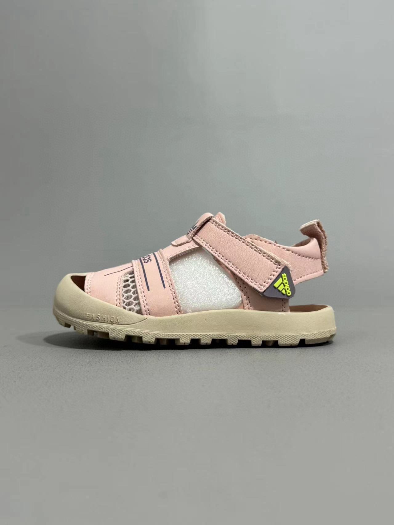 Adidas hollow Velcro sandals" pink"