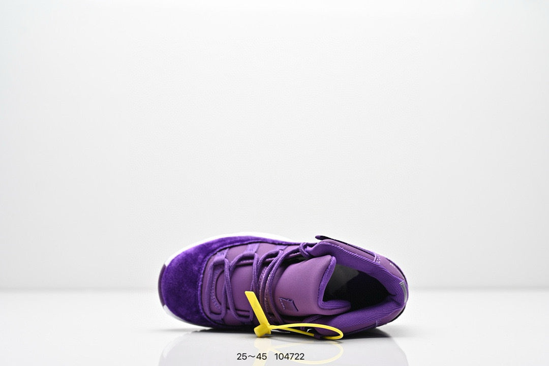 Joe 11 high-top high-quality children's shoes" basketball" purple"