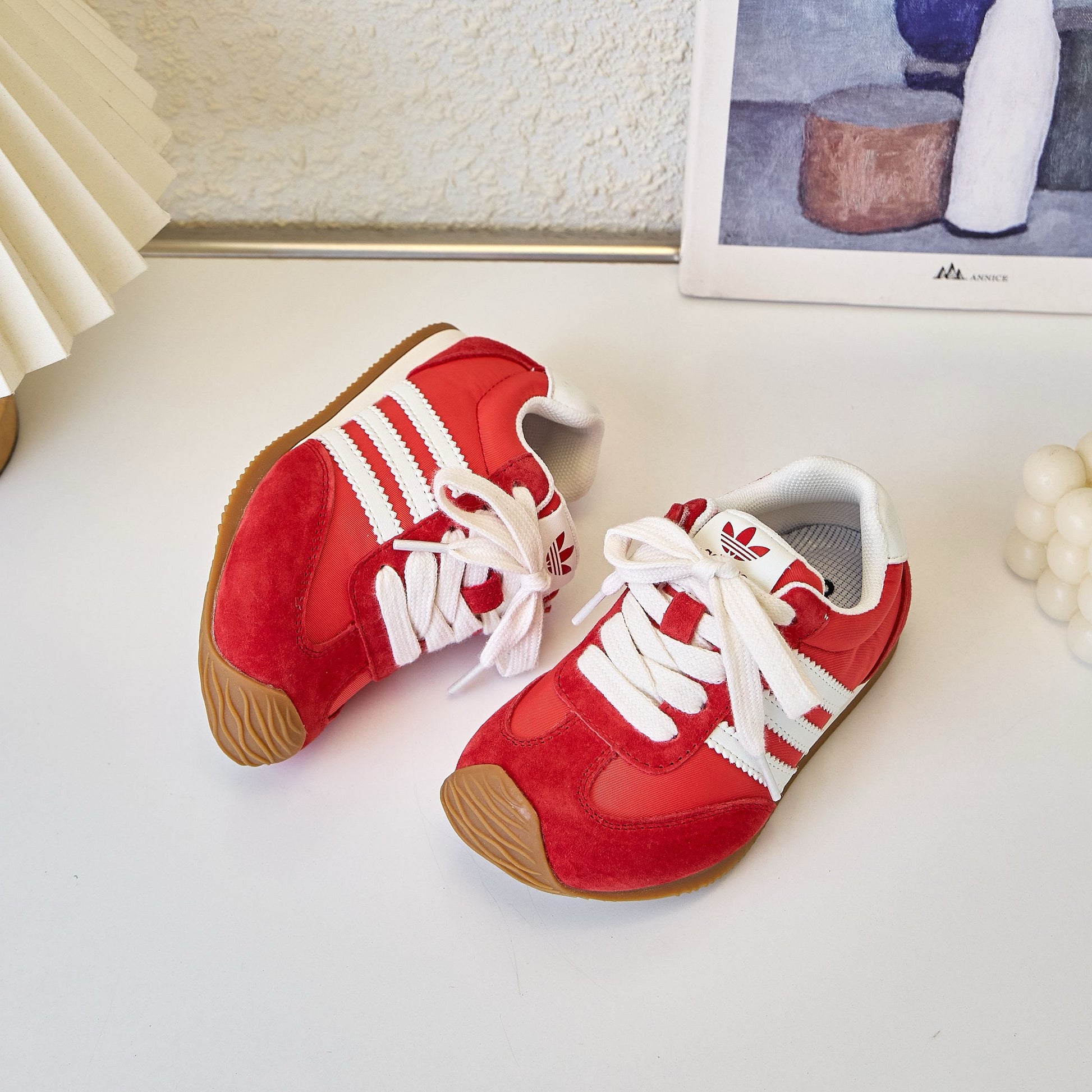 Adidas Agande training shoes" red"