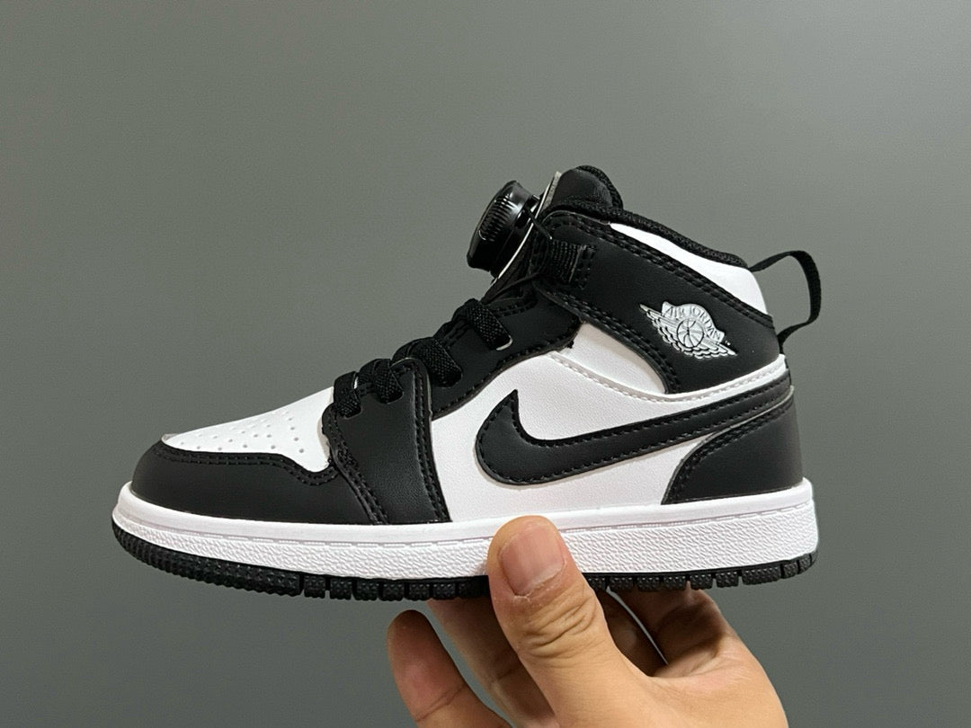 Joe 1 Zhongbang lock children's sports shoes" white, black"