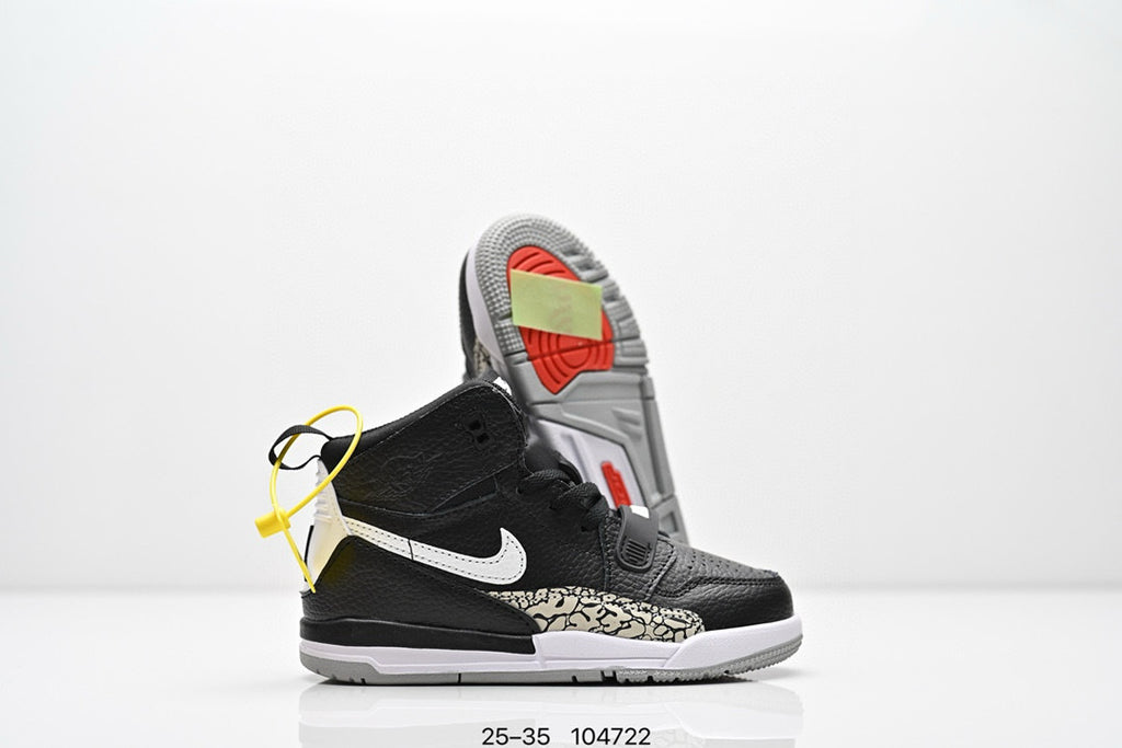 Jordan 312 children's shoes"  black, & white"