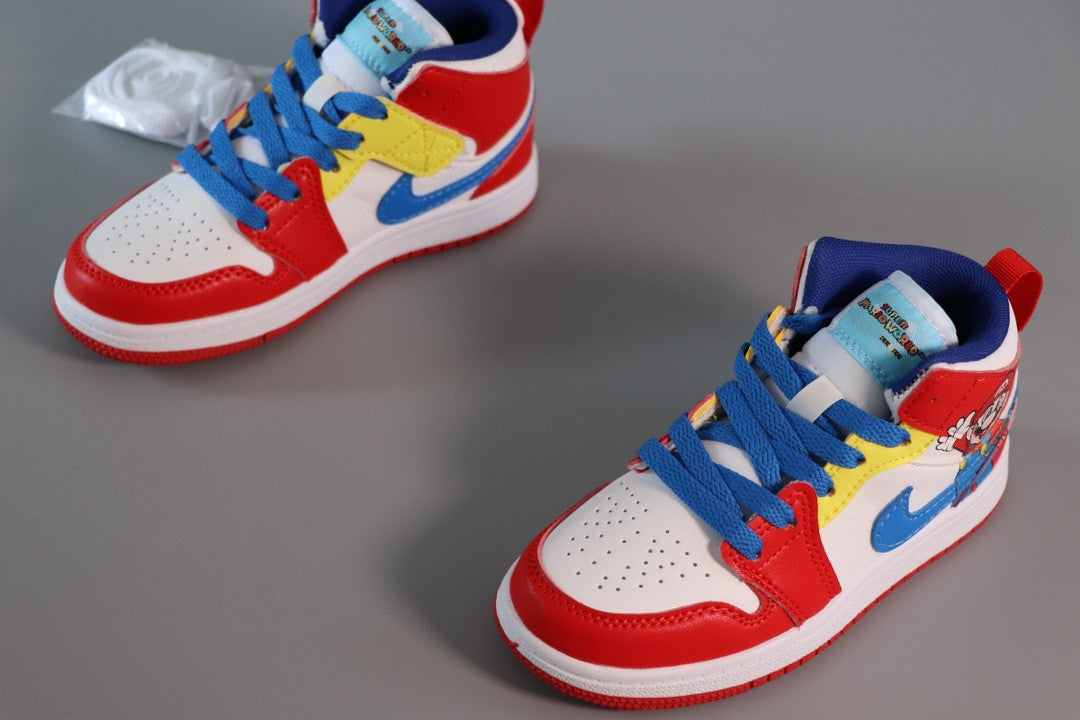 Jordan Air Jordan 1 Super Mario" red"