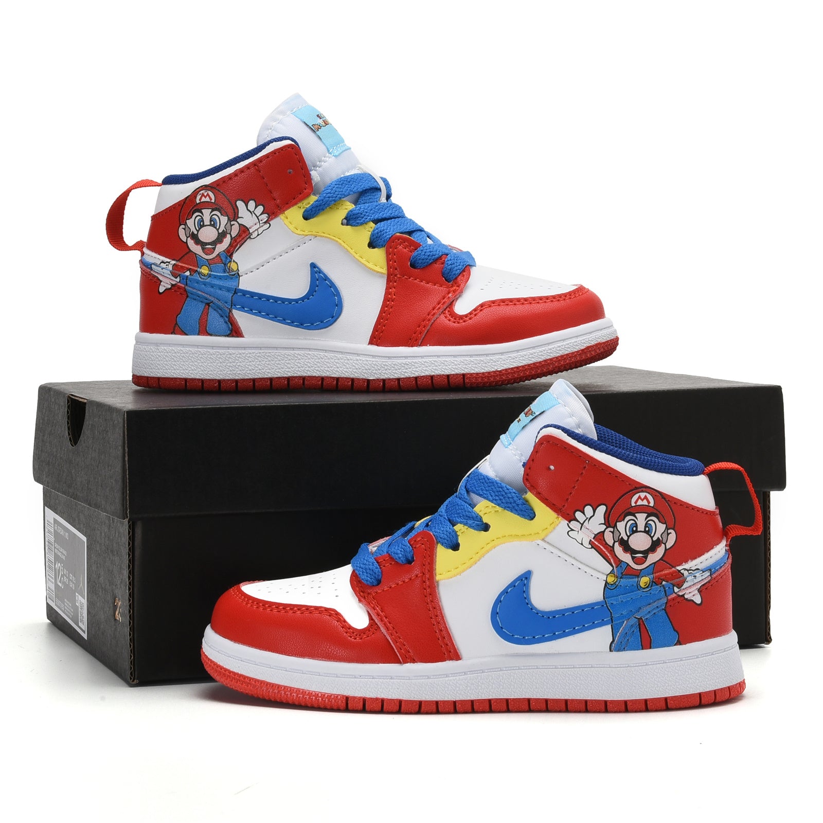 AJ-127" white, red"