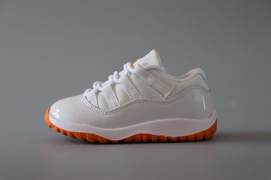 Joe 11 low-top children's shoes" white, orange"