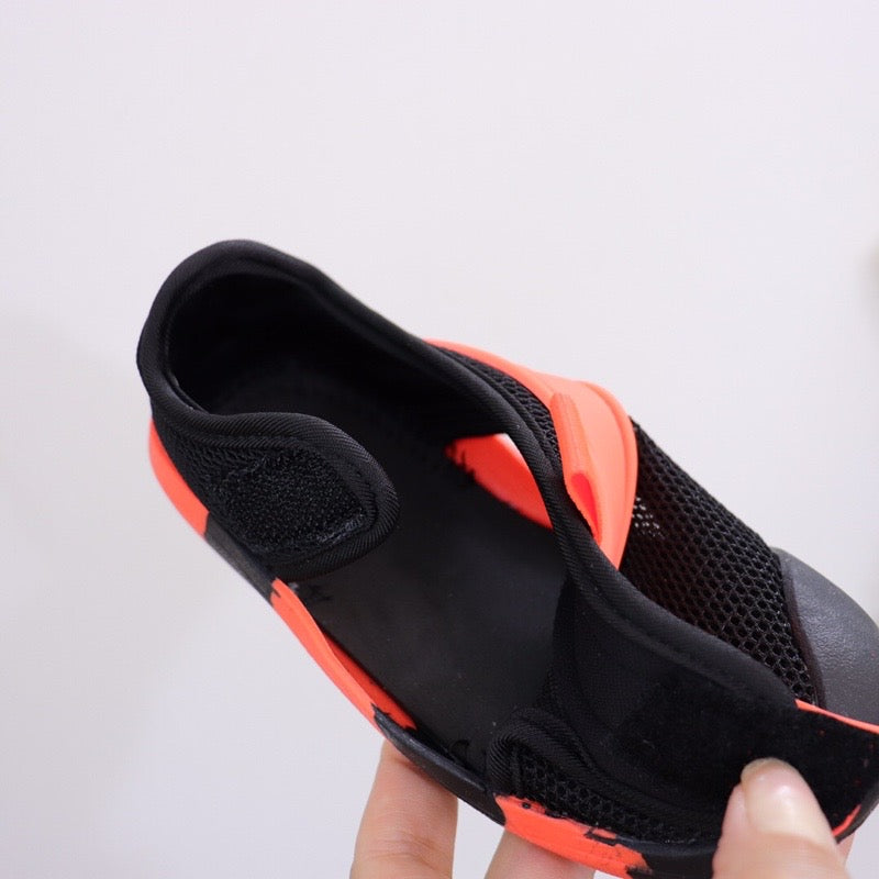 Adidas 3.0 Baotou mesh sandals" black, orange"