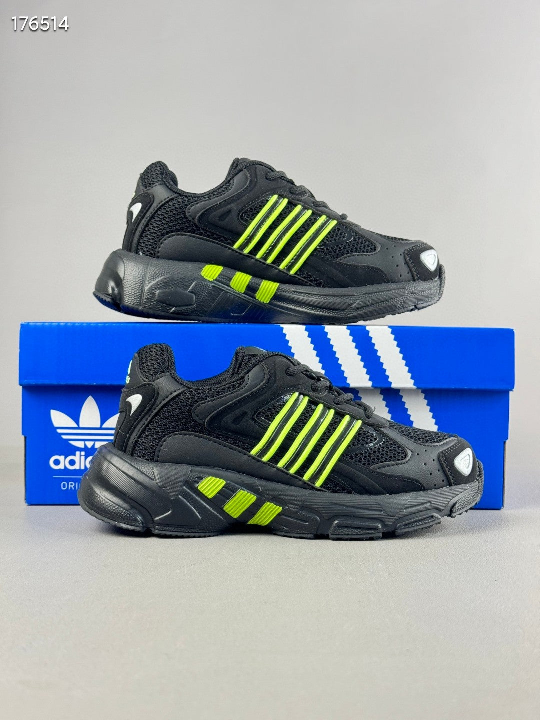 AD response CL retro casual shoes" black, yellow"