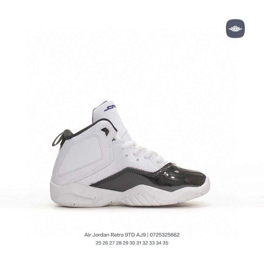 AJ12.5 generation children's retro leisure culture" white, black"