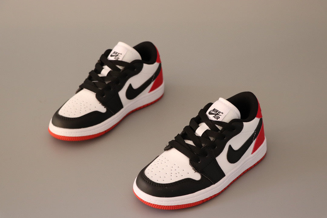 Joe 1 original low-top sneakers" dark, white, red"