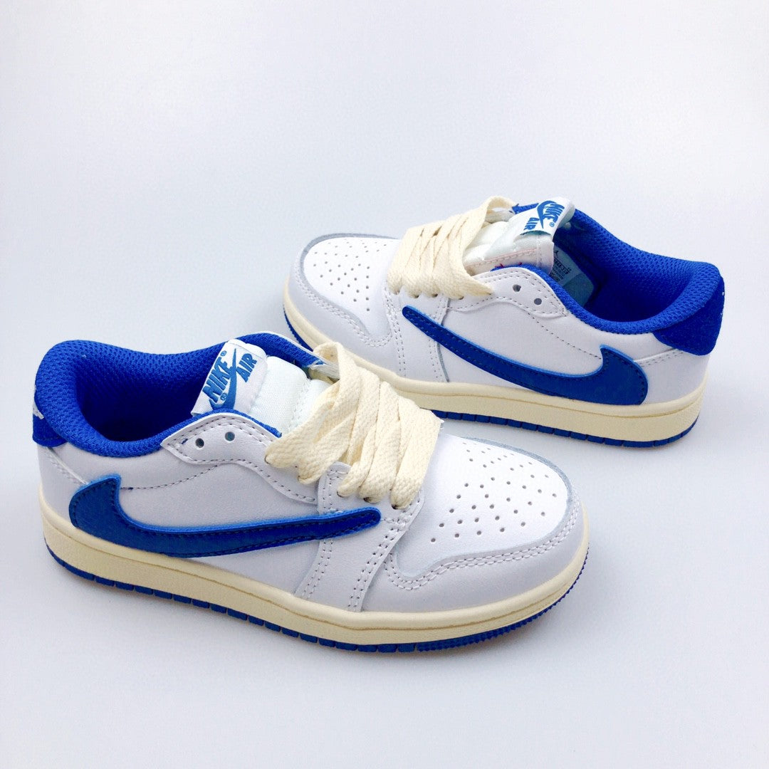 Jordan low-top reverse hook black warrior" white, blue"