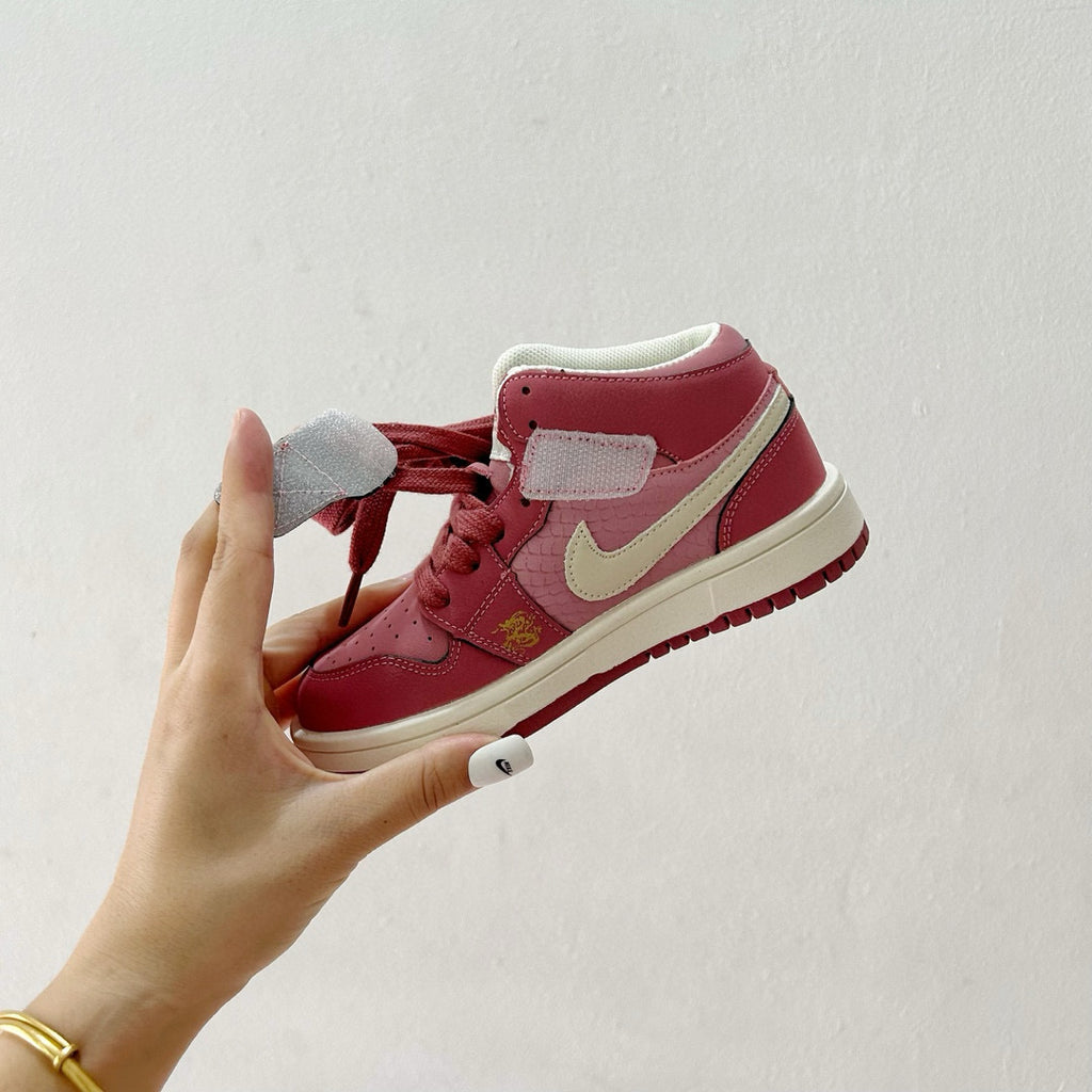 Joe 1 co-branded mid-cut children's " pink"