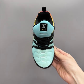 Nike AIR MAX plus full-length air cushion" light blue, yellow,& orange"