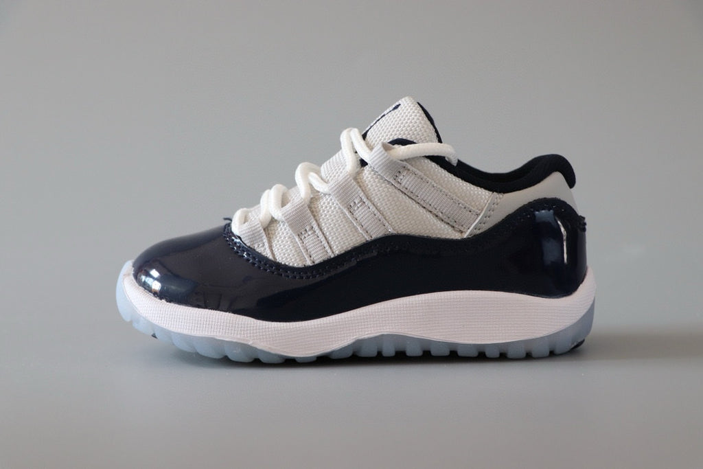 Joe 11 low-top children's shoes" white, navy"
