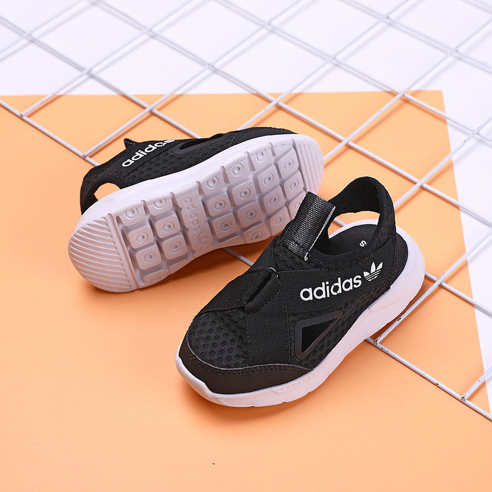 Adidas clover cross hollow sandals" black"