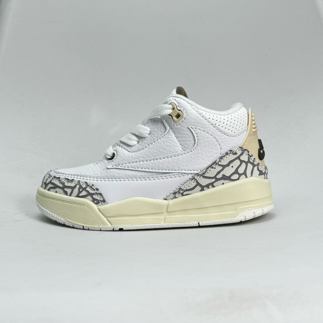 Jordan 3 children's shoes" white, cream"
