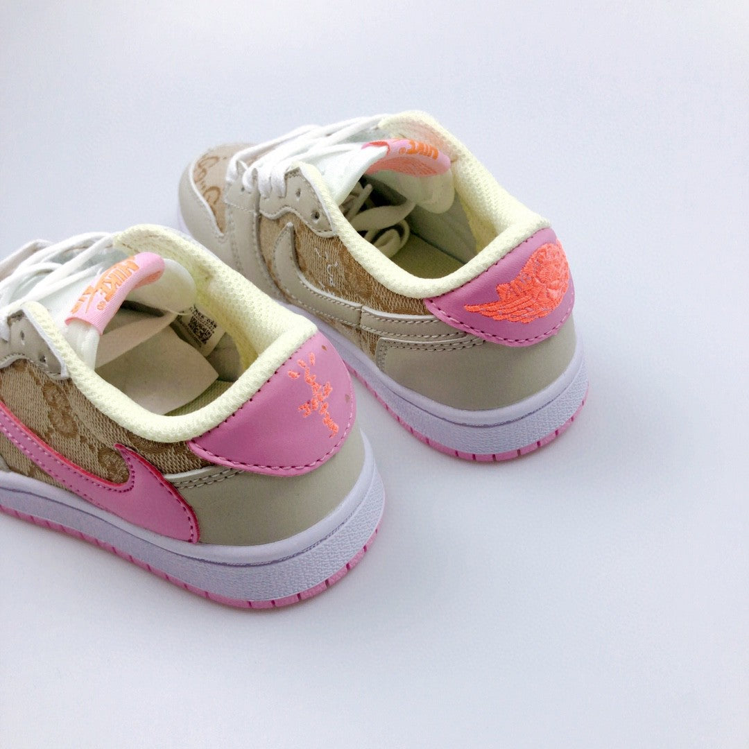 Jordan low-top reverse hook black warrior" beige, pink"