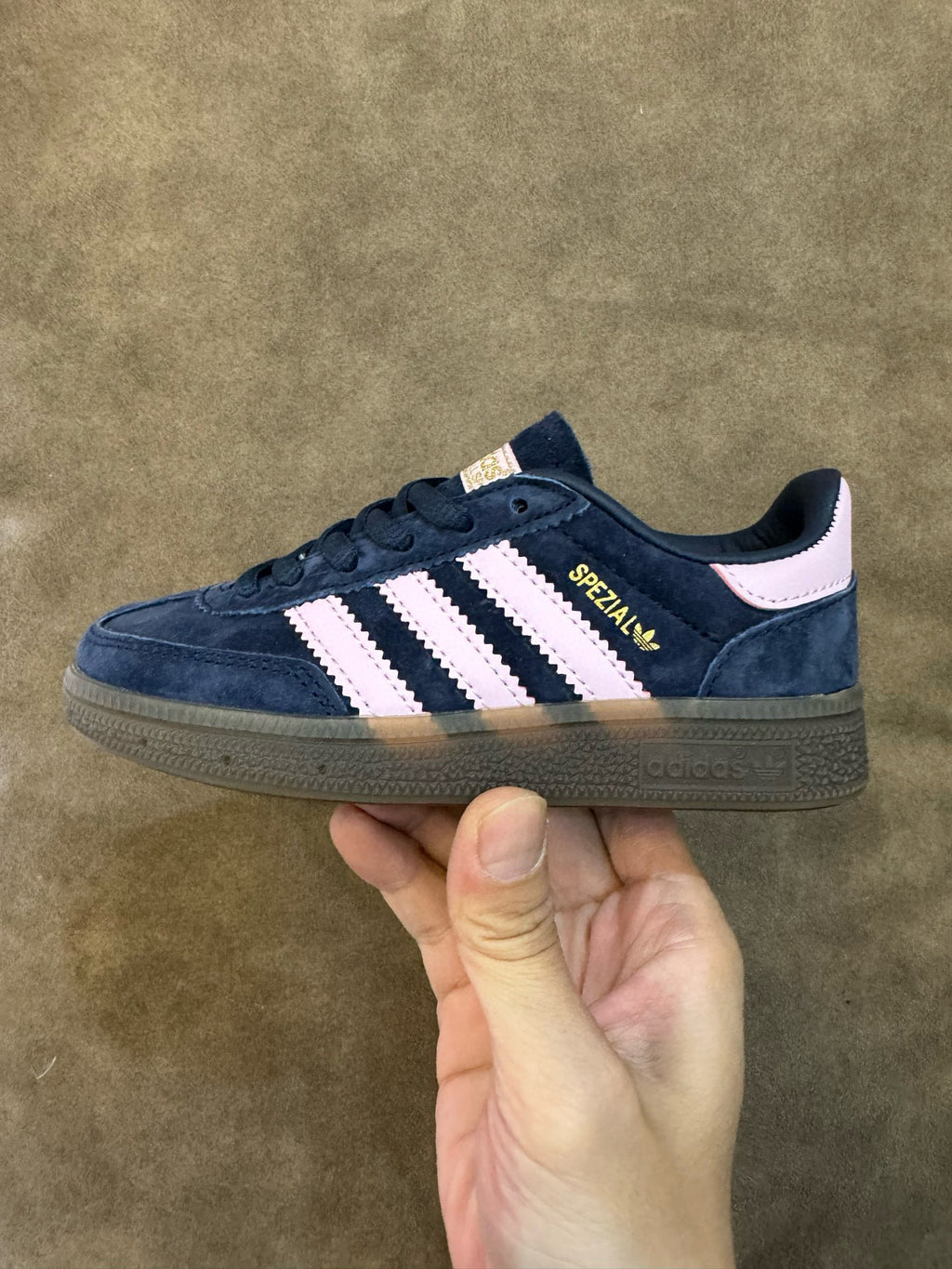 Adidas training 3 generation pig leather children's shoes" blue"