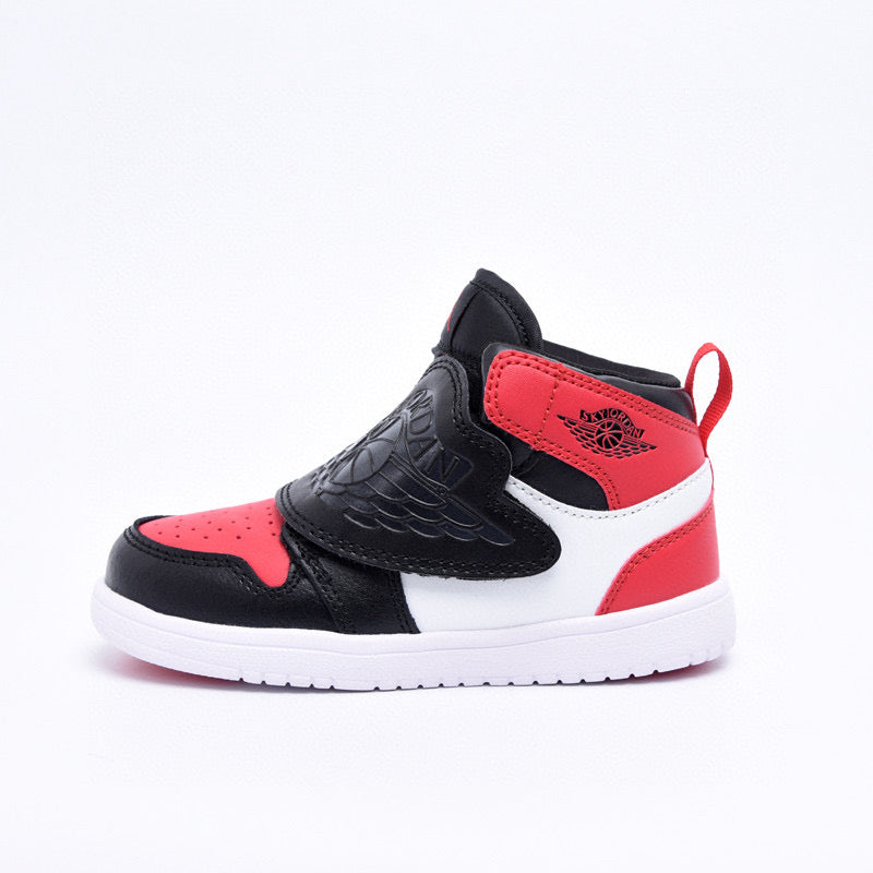 Jordan Wings Kids Shoes" white, black, red"