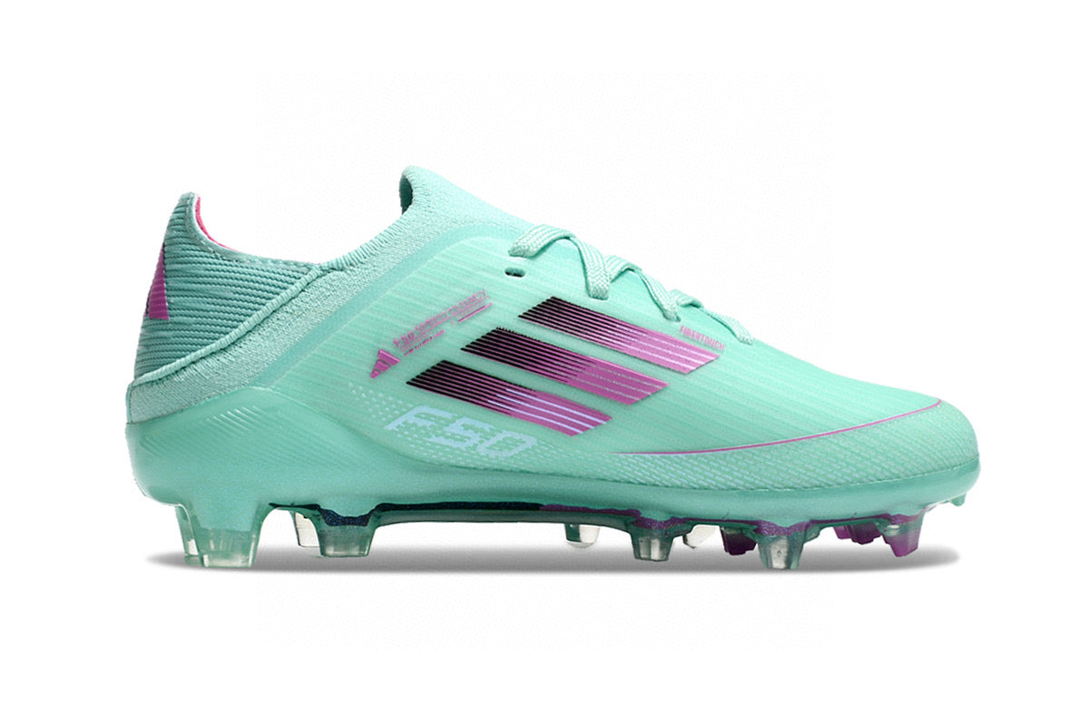 Adidas F50 knitted waterproof football shoes" Turquoise"