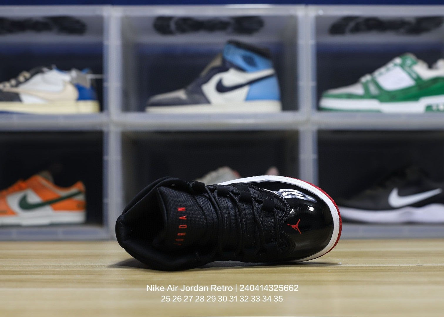 Jordan trendy children's shoes" black, red"