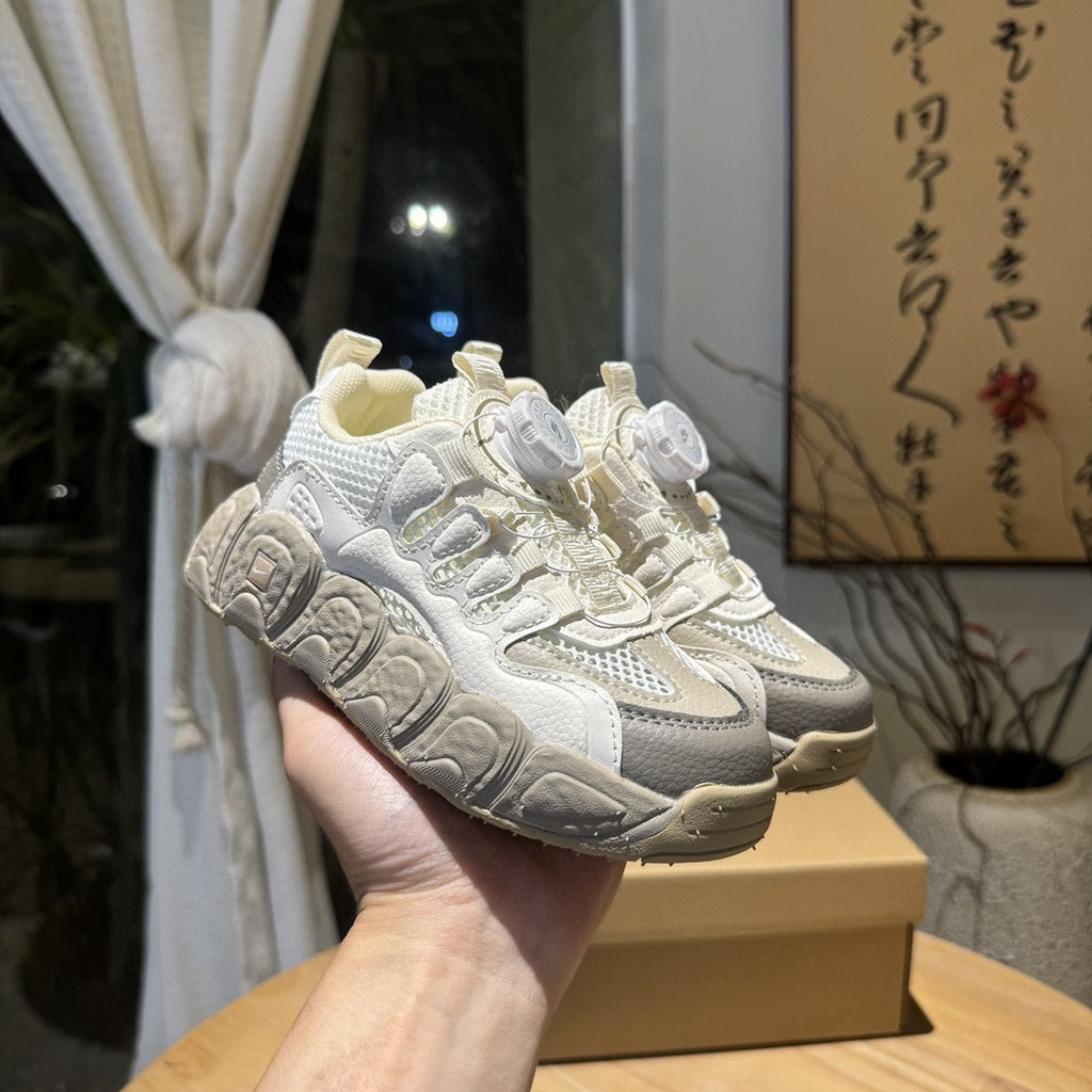Nike Croissant Hollow Breathable Mesh" white, gray, cream"