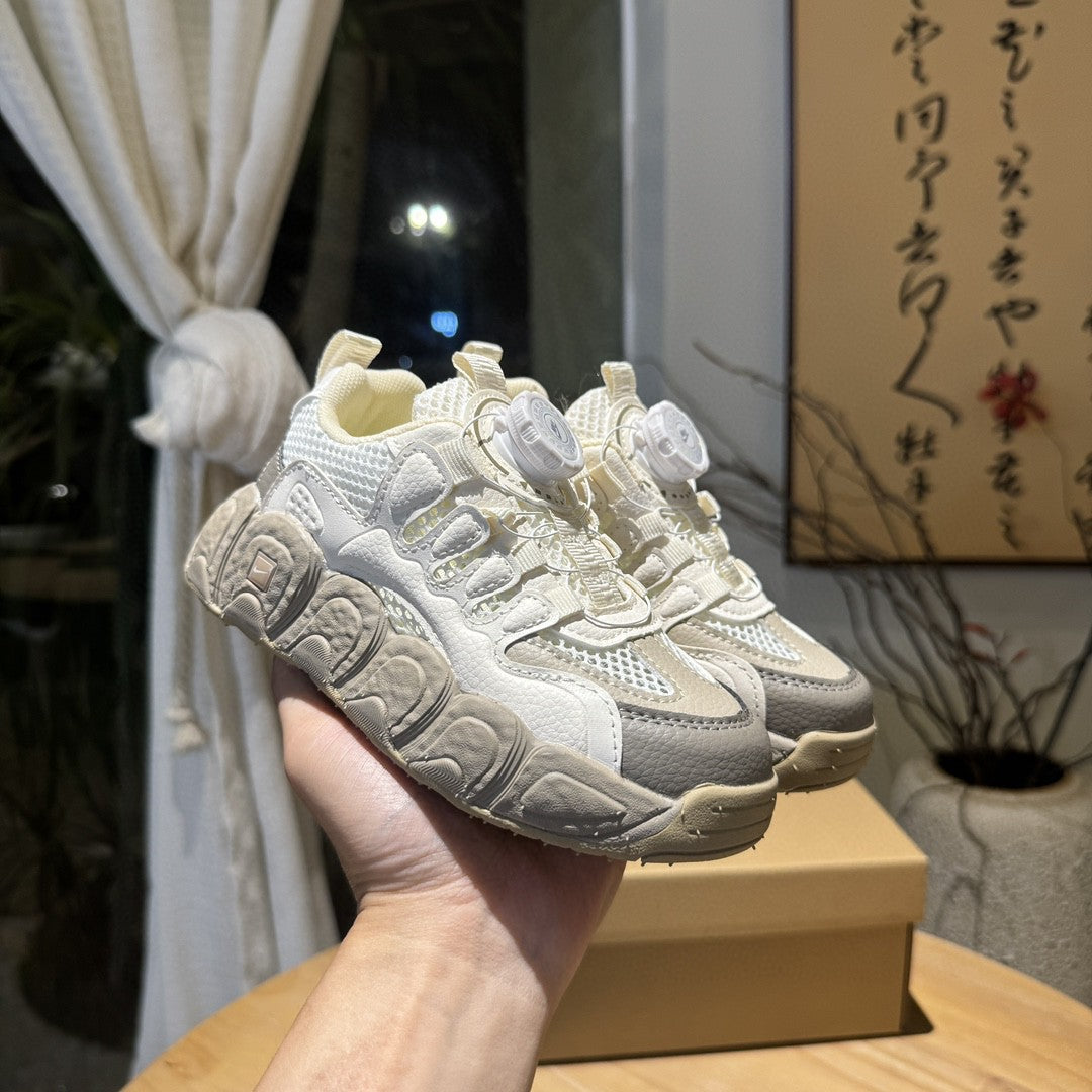 Nike Croissant Hollow Breathable Mesh" white, gray, cream"