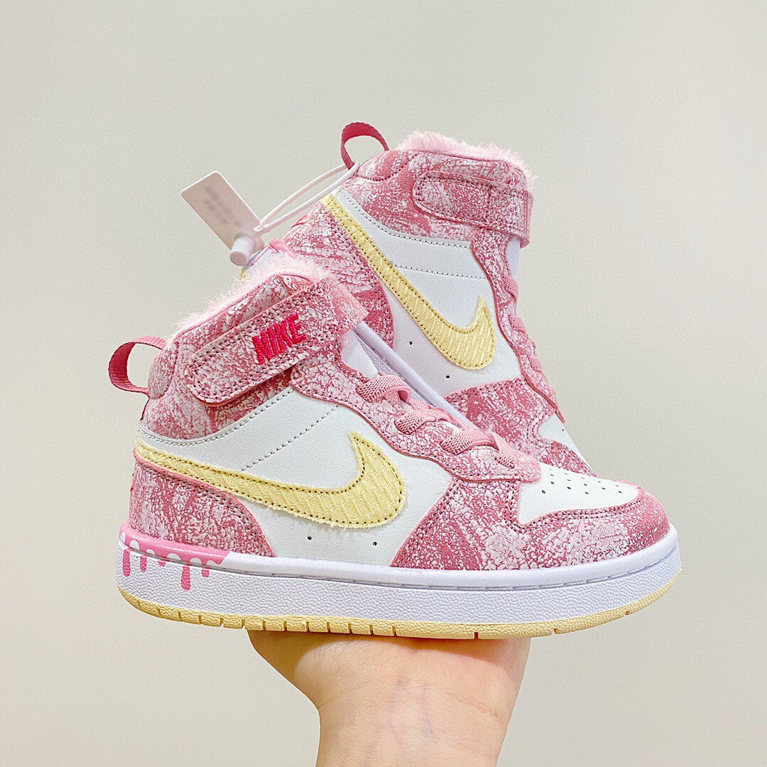 NIKE COURT Borough Mid2 JUN Air Force Workwear" pink, white"