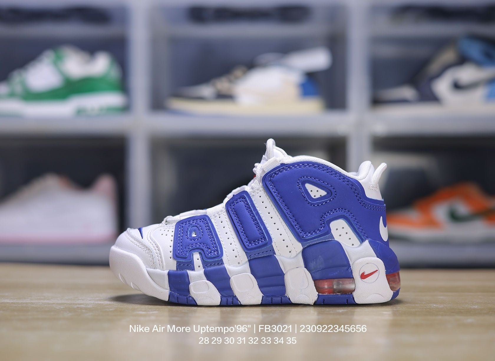 Nike Pippen Air Cushion" white, blue"
