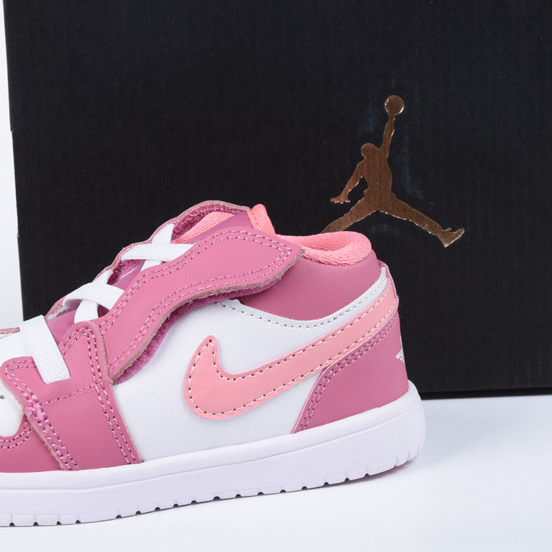 Jordan low top elastic band" white, pink"