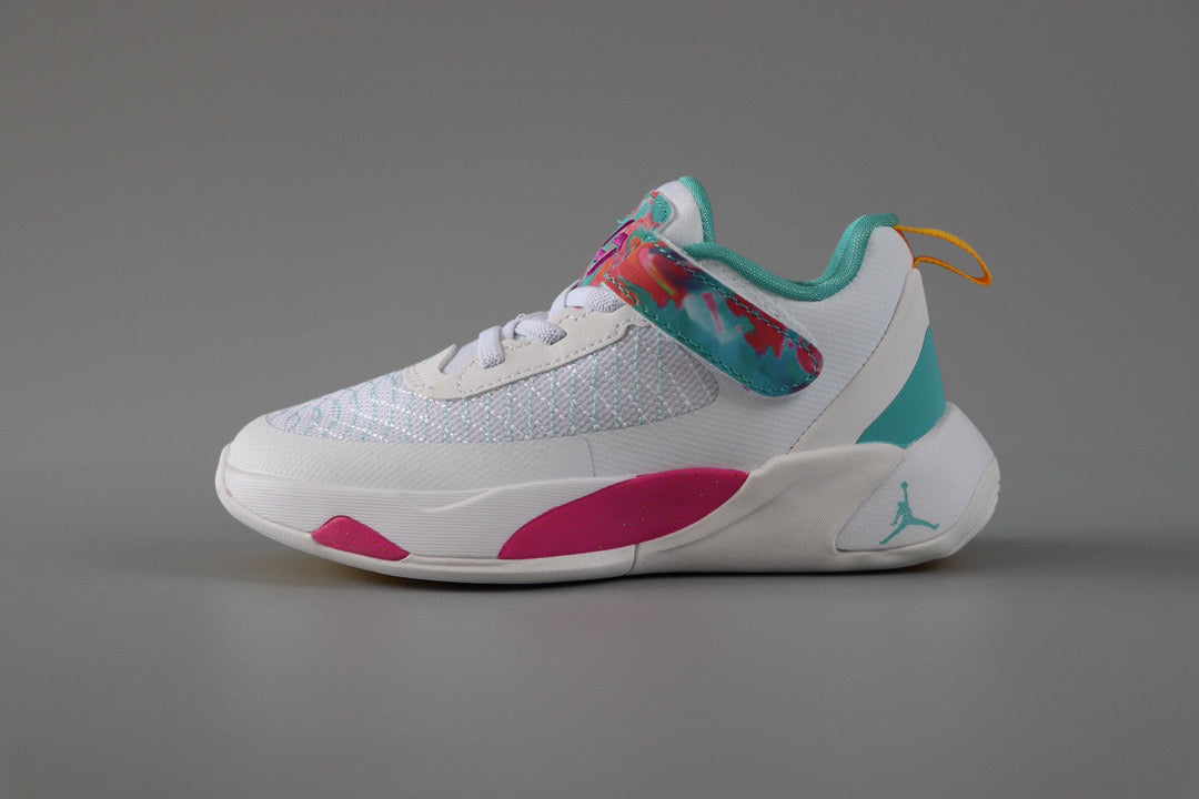 Jordan Doncic children's sports shoes" white, Turquoise"