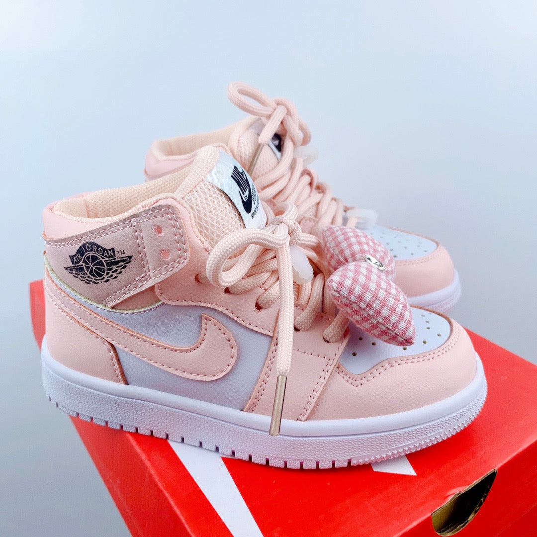 Joe 1 low-top hook series children's shoes" baby pink"